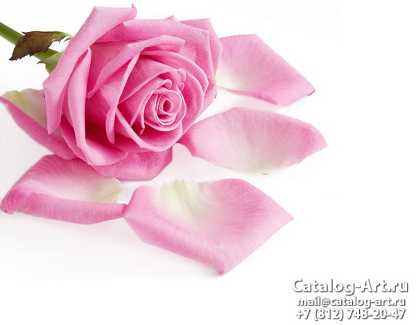 картинки для фотопечати на потолках, идеи, фото, образцы - Потолки с фотопечатью - Розовые розы 75